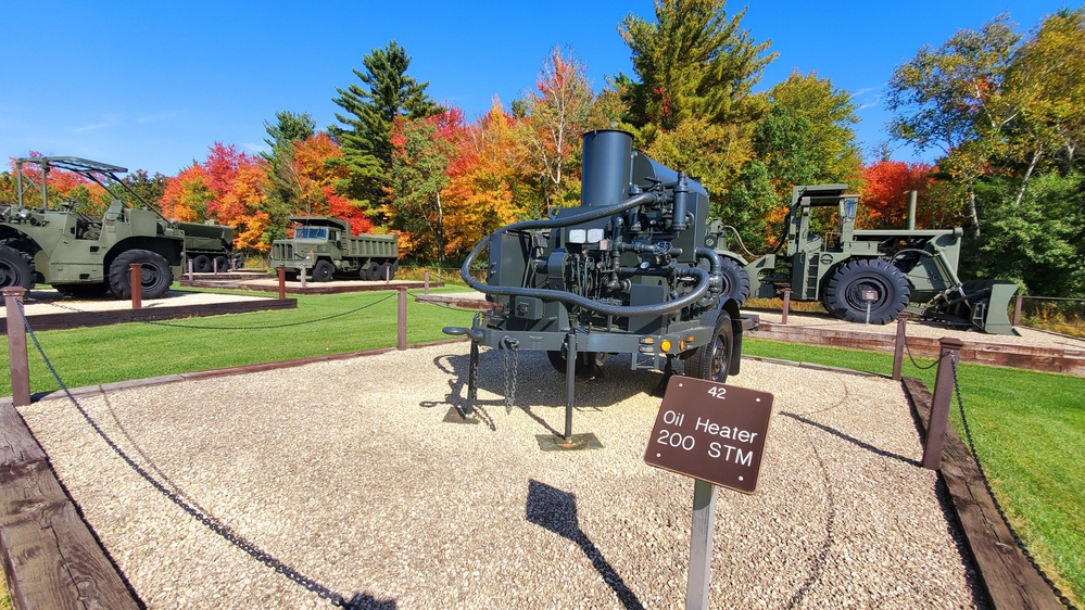 2022 Fall Colors at Fort McCoy's Equipment Park