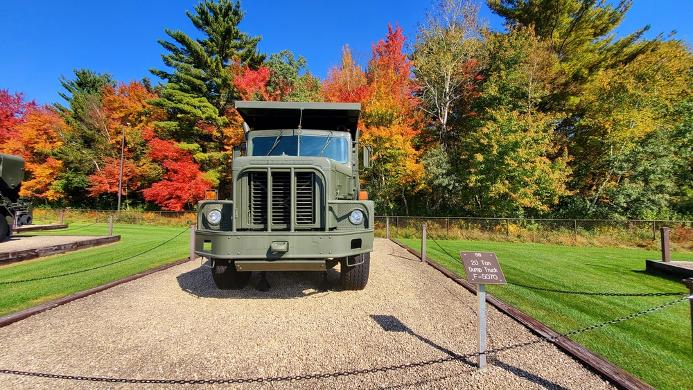 2022 Fall Colors at Fort McCoy's Equipment Park