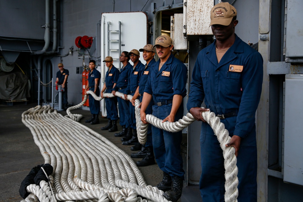 Abraham Lincoln returns to home port