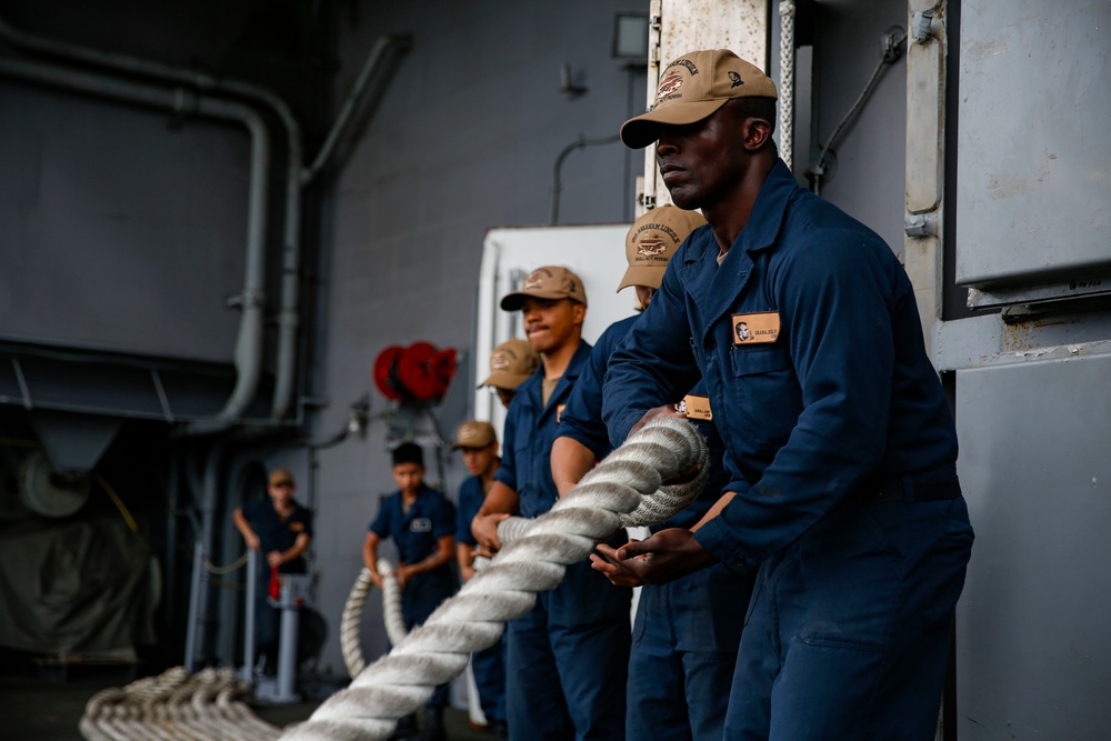 Abraham Lincoln returns to home port