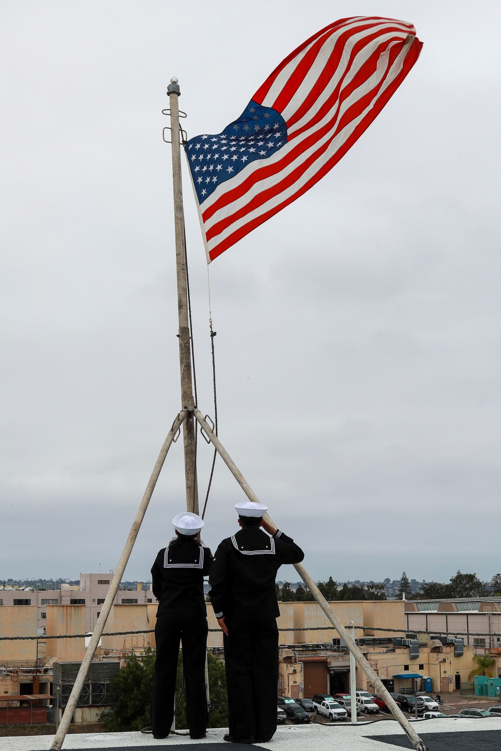 Abraham Lincoln returns to home port