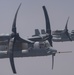 81st ERQS HC-130J conducts tactical air refueling with VMM-163 MV-22s