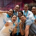 U.S. Airmen, Soldiers, and Kuwait volleyball teams compete in exhibition games for International Day of Peace