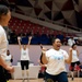 U.S. Airmen, Soldiers, and Kuwait volleyball teams compete in exhibition games for International Day of Peace