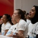 U.S. Airmen, Soldiers, and Kuwait volleyball teams compete in exhibition games for International Day of Peace