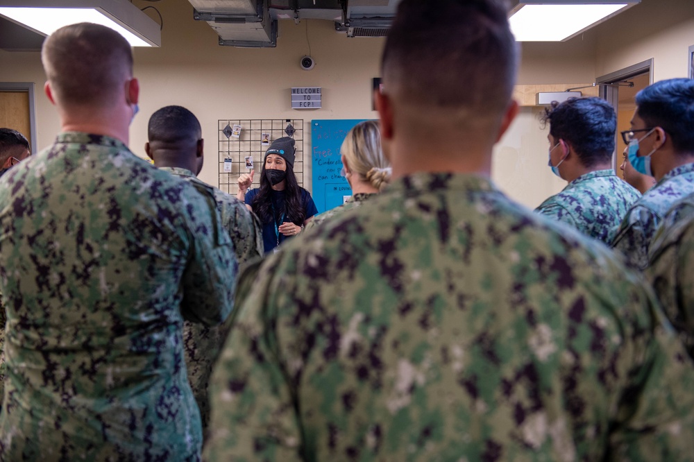 Ticonderoga-class cruiser USS Princeton (CG-59) Sailors Participate in Community Relations During SFFW