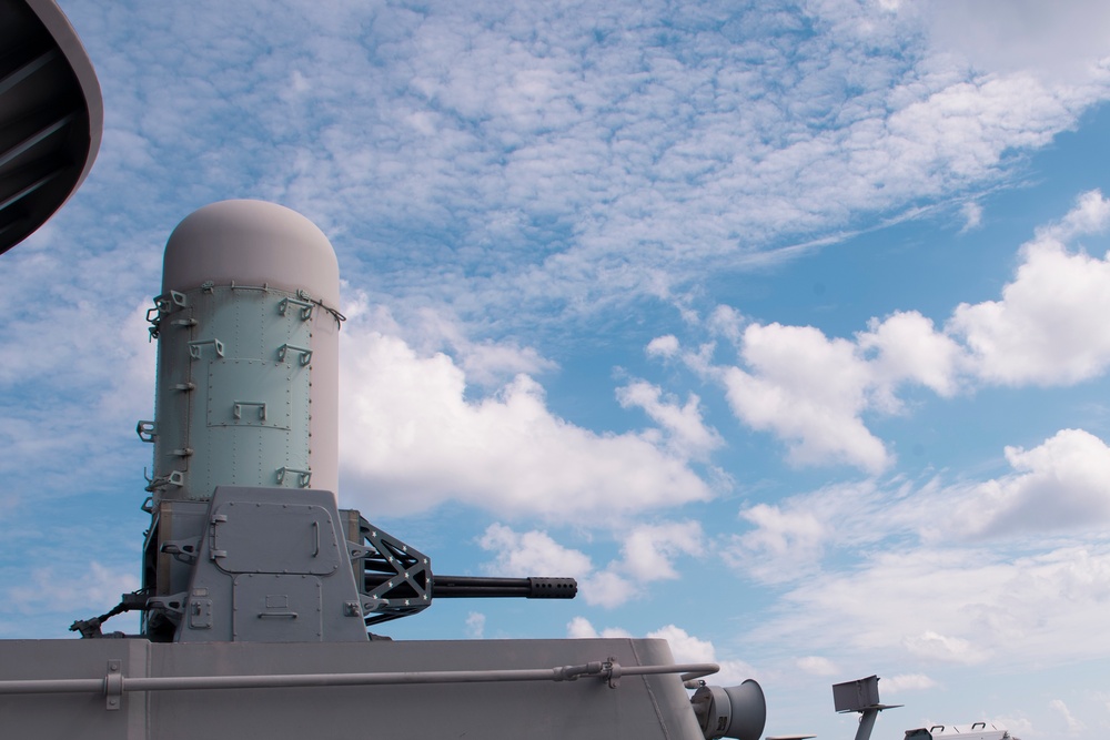 USS America (LHA 6) Test Fires Close-In Weapon System