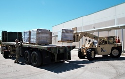 Motor transport Soldiers set up distribution hub to support Florida National Guard hurricane response