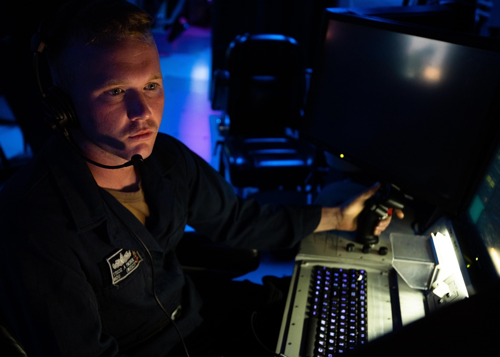 Vero Beach, Florida, Native serves aboard USS Chancellorsville while conducting operations in the Philippine Sea