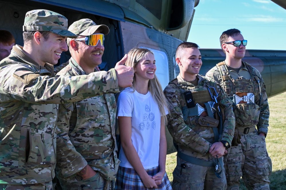 54th Helicopter Squadron Glenburn Public School Visit