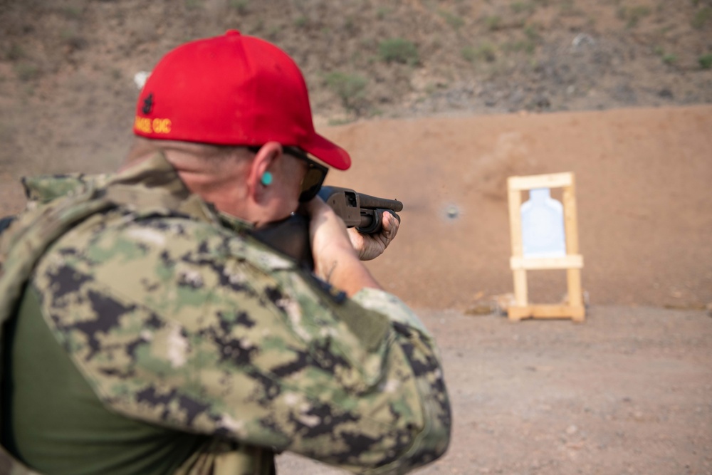 N39 Weapons Department at Camp Lemonnier conducts Live-fire exercise at Djibouti Range