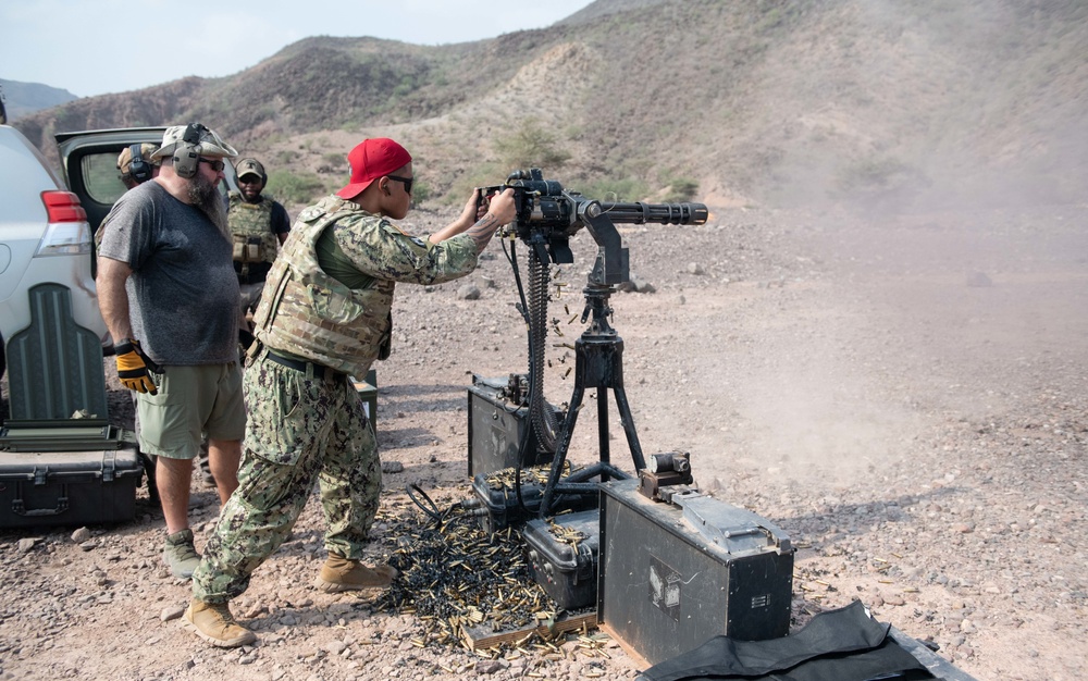 N39 Weapons Department at Camp Lemonnier conducts Live-fire exercise at Djibouti Range