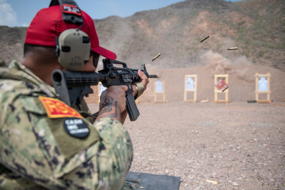 N39 Weapons Department at Camp Lemonnier conducts Live-fire exercise at Djibouti Range