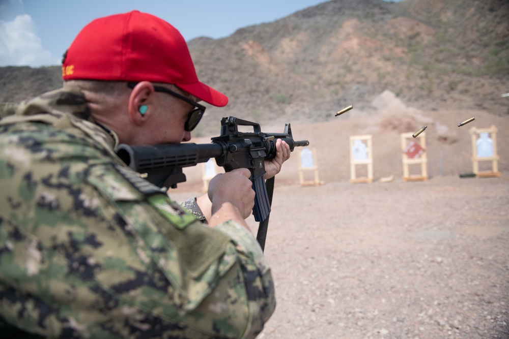 N39 Weapons Department at Camp Lemonnier conducts Live-fire exercise at Djibouti Range