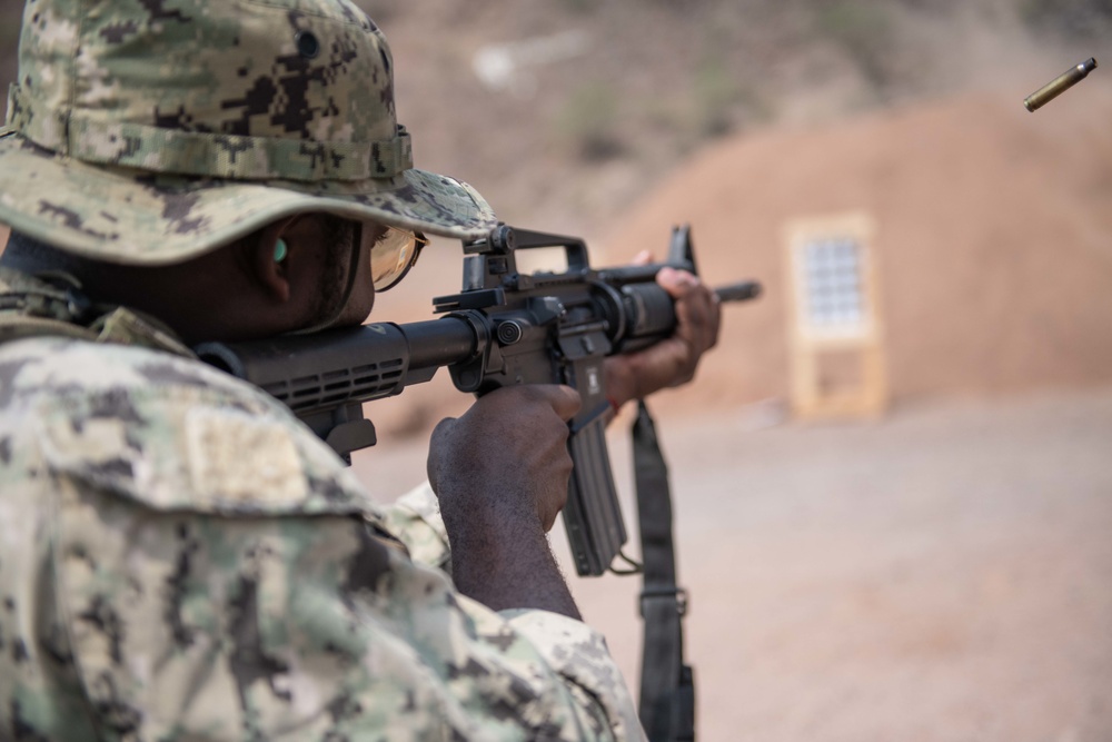 N39 Weapons Department at Camp Lemonnier conducts Live-fire exercise at Djibouti Range