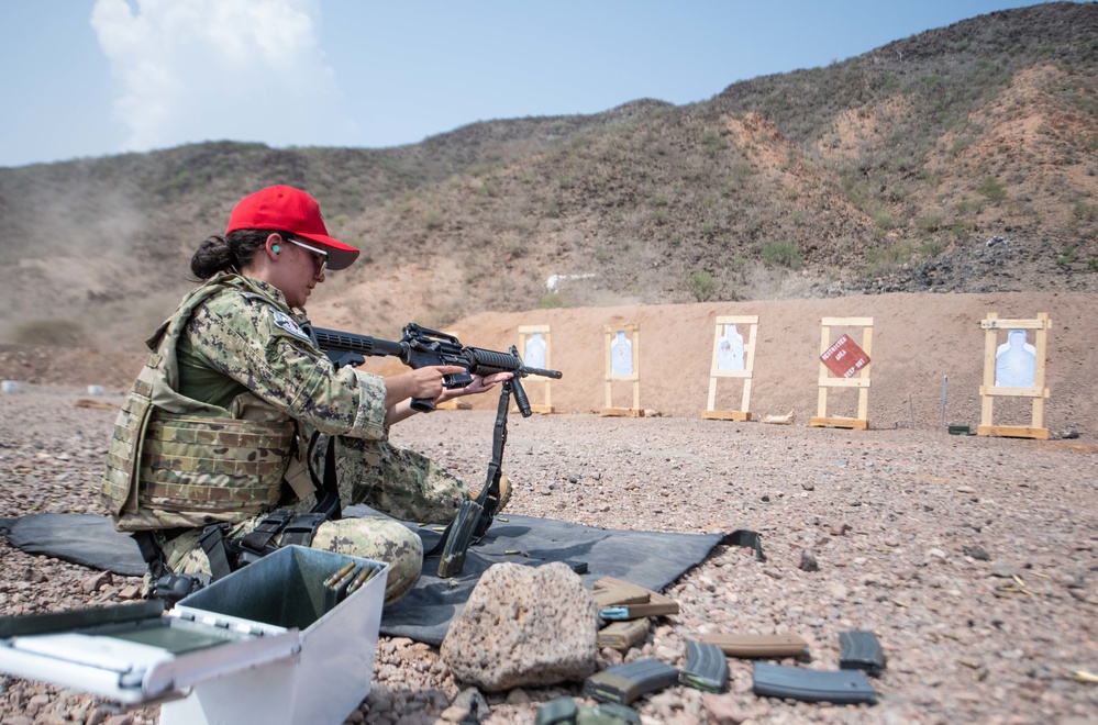 N39 Weapons Department at Camp Lemonnier conducts Live-fire exercise at Djibouti Range