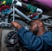 USS Ronald Reagan (CVN 76) Sailors reinstall gauges on AFFF station 6