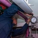 USS Ronald Reagan (CVN 76) Sailors reinstall gauges on AFFF station 6