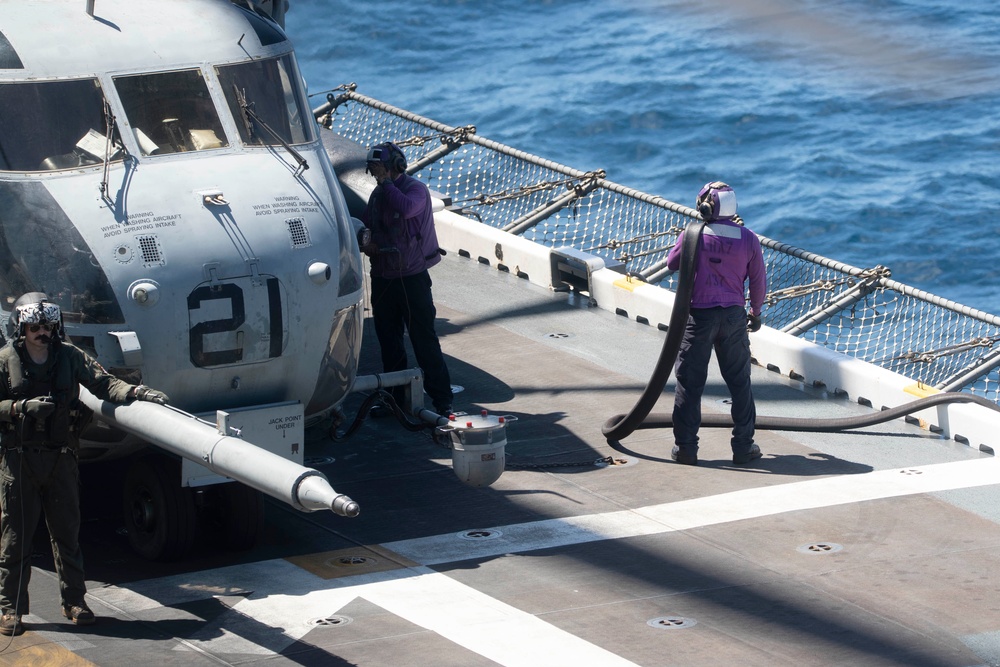 USS Tripoli Flight Ops