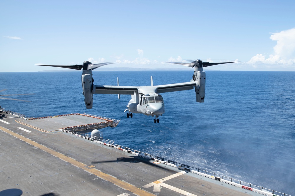 USS Tripoli Flight Ops