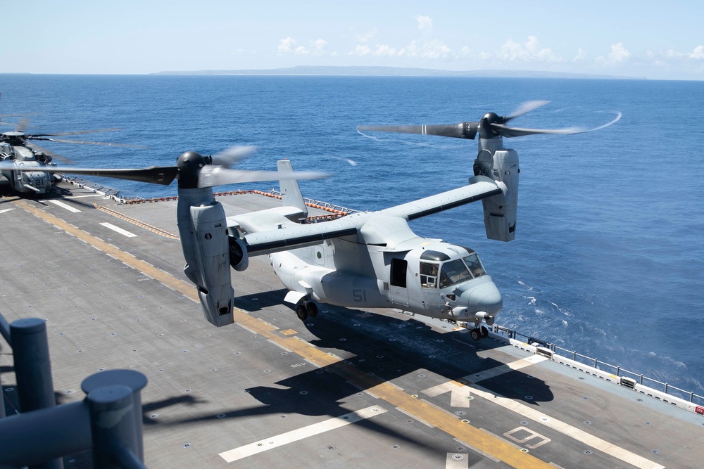 USS Tripoli Flight Ops