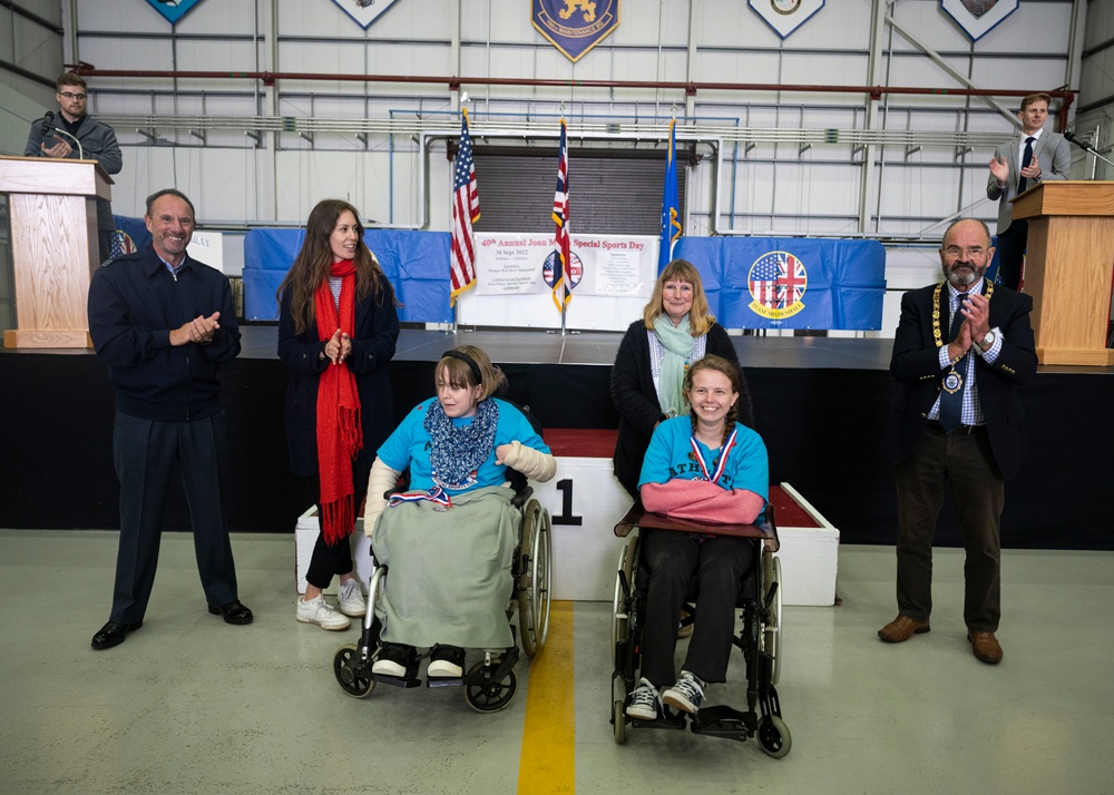 RAF Mildenhall hosts 40th annual Joan Mann Sports Day