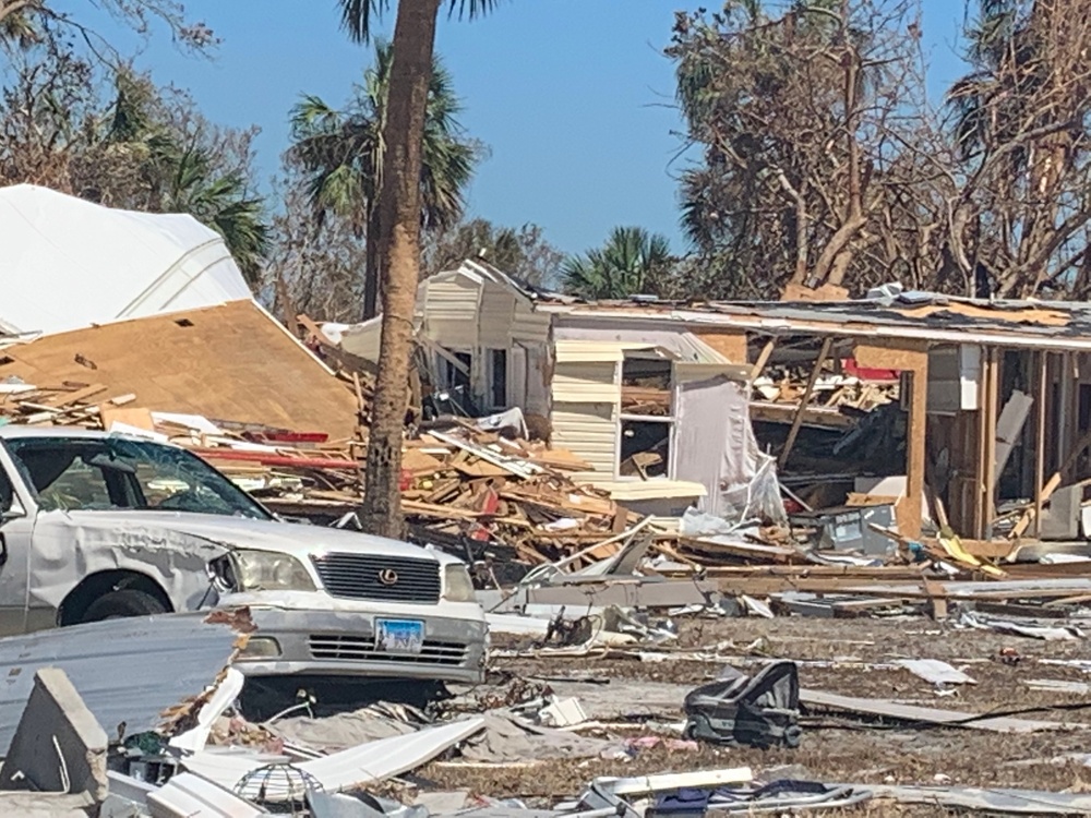 Fort Myers Damage From Hurricane Ian