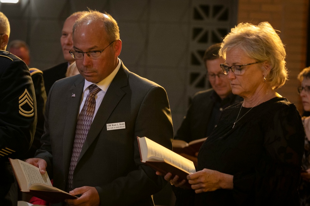 Minnesota National Guard’s Court of Honor induction program memorializes ten at Camp Ripley