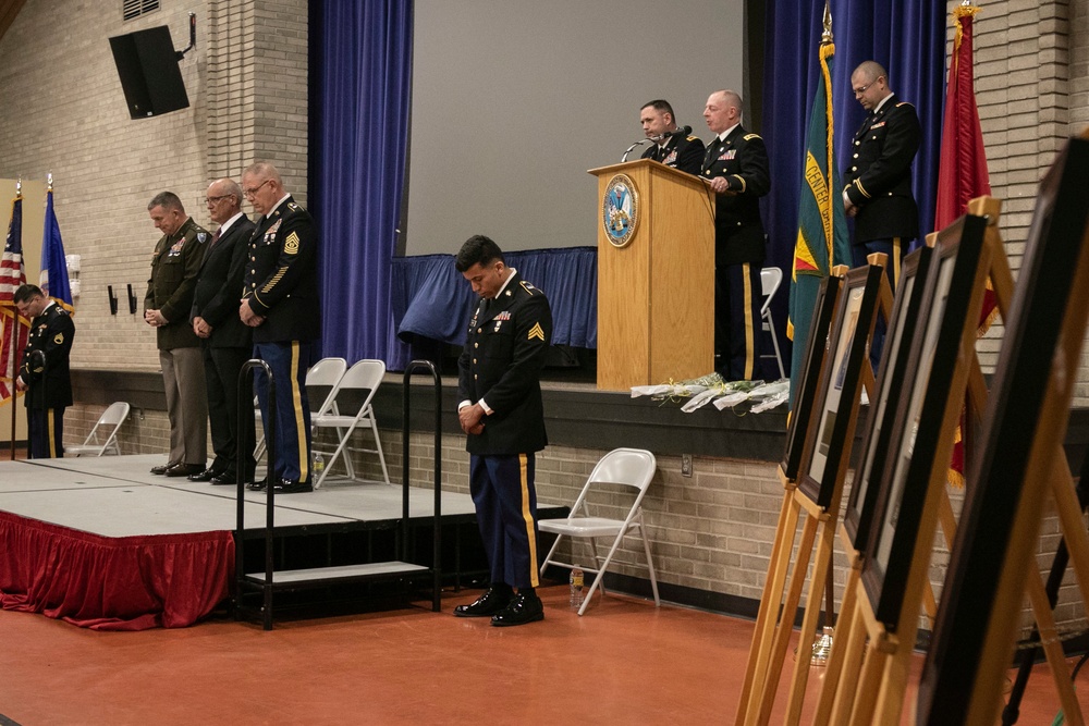 Minnesota National Guard’s Court of Honor induction program memorializes ten at Camp Ripley