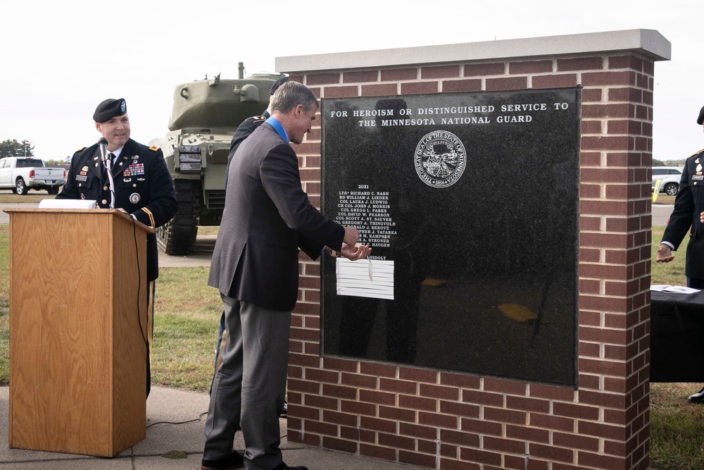 Minnesota National Guard’s Court of Honor induction program memorializes ten at Camp Ripley