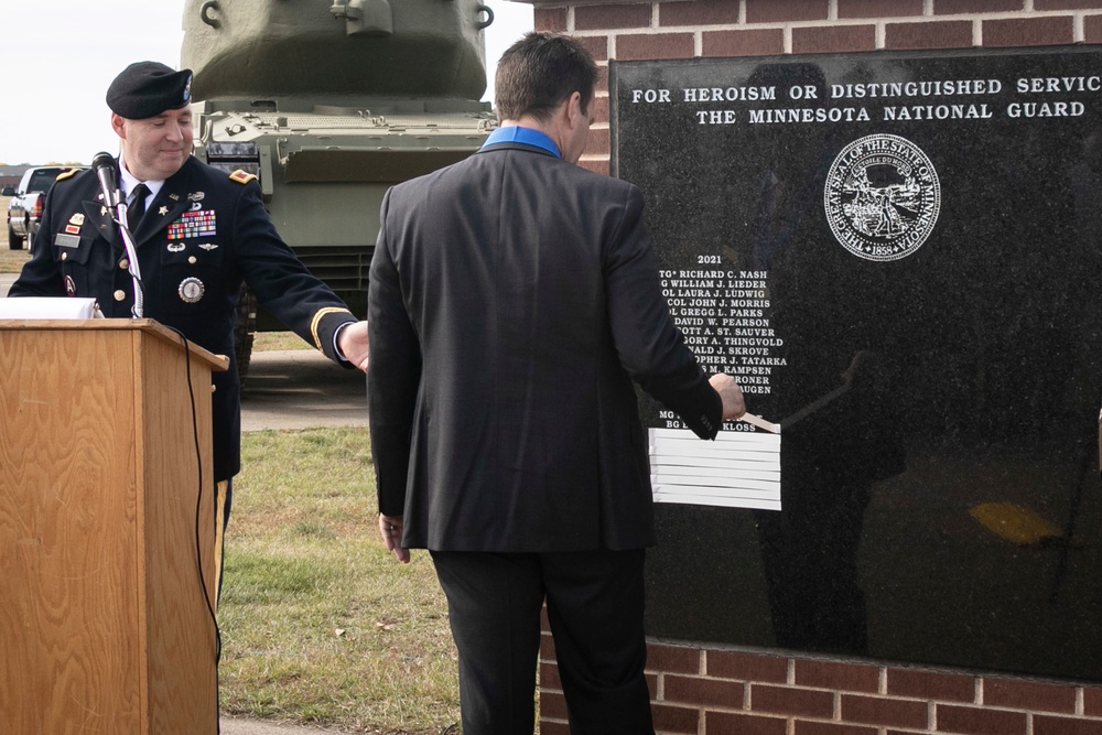 Minnesota National Guard’s Court of Honor induction program memorializes ten at Camp Ripley