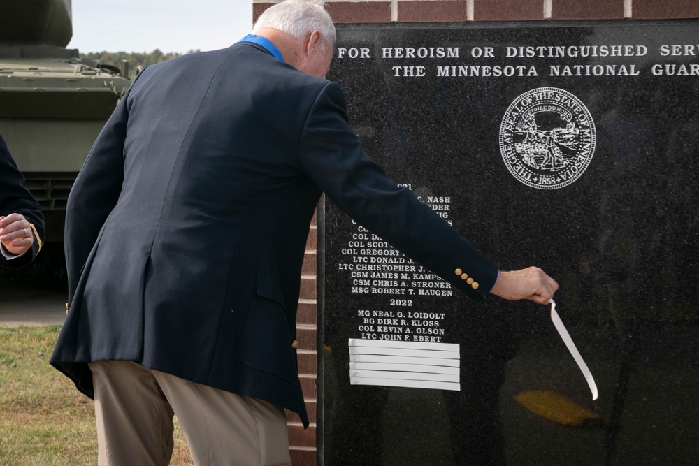 Minnesota National Guard’s Court of Honor induction program memorializes ten at Camp Ripley
