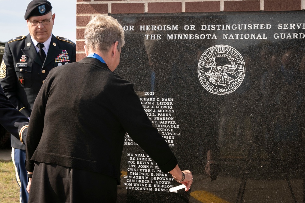 Minnesota National Guard’s Court of Honor induction program memorializes ten at Camp Ripley