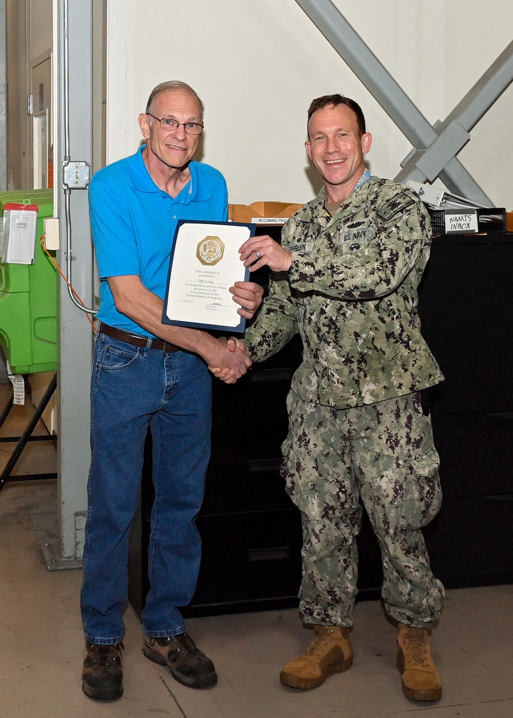 TRFB Team Member Reaches 40 Years of Government Service