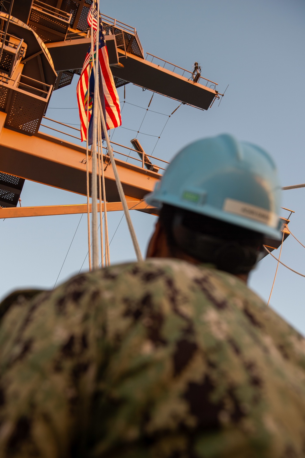 Sailor Conduct Evening Colors