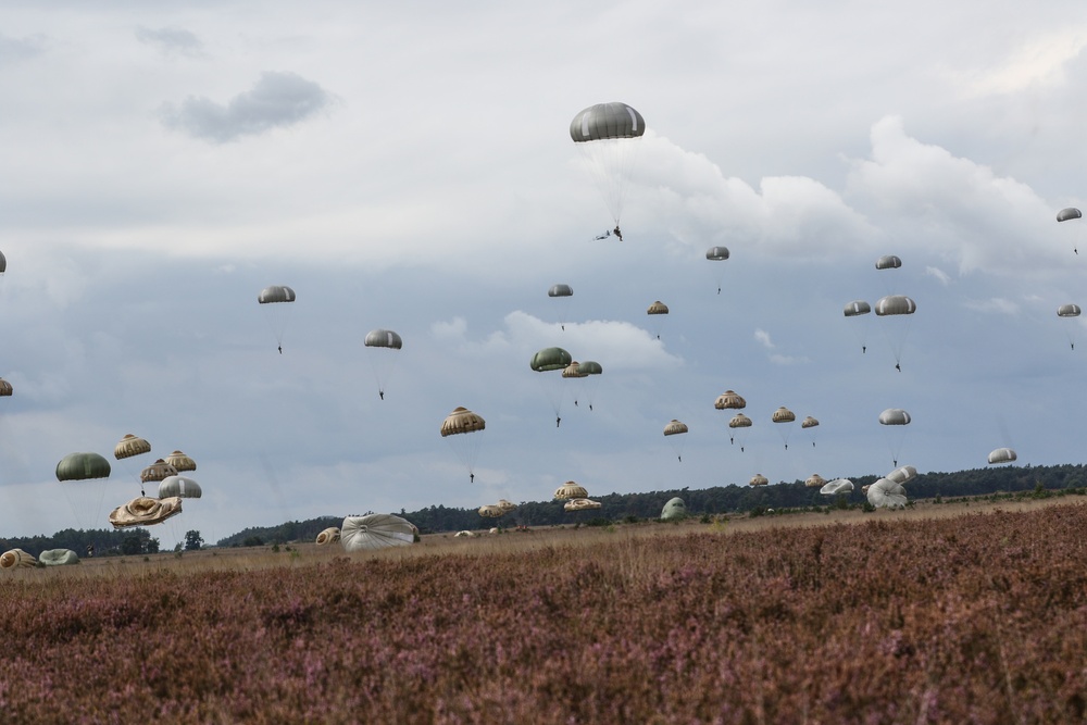 82nd ABN DIV Paratroopers participate in Exercise Falcon Leap 2022