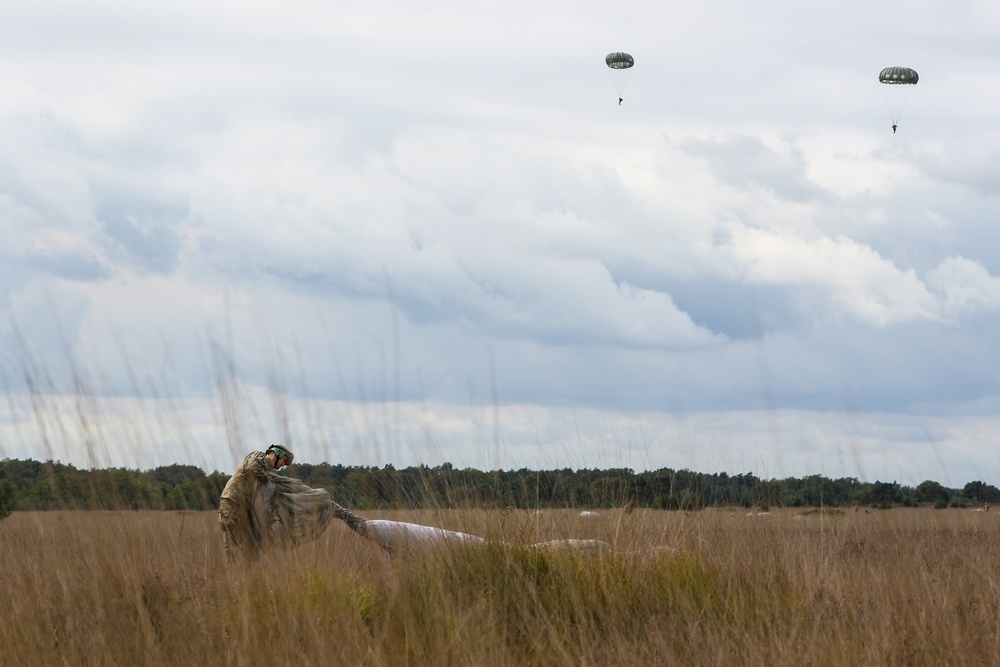 82nd ABN DIV Paratroopers participate in Exercise Falcon Leap 2022