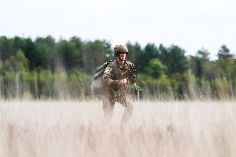 82nd ABN DIV Paratroopers participate in Exercise Falcon Leap 2022