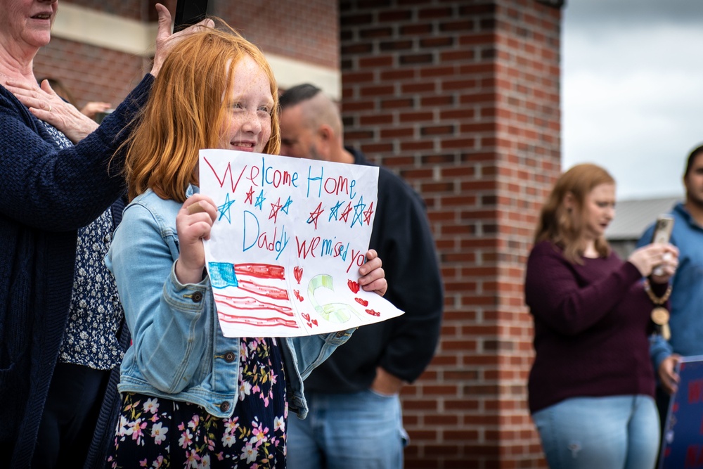 There’s no place like home: family, friends, and coworkers welcome Airmen from deployment