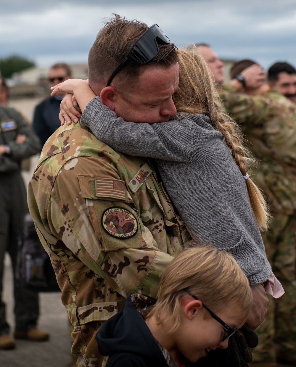 There’s no place like home: family, friends, and coworkers welcome Airmen from deployment