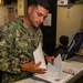 USS Carl Vinson Sailor Sorts Paperwork