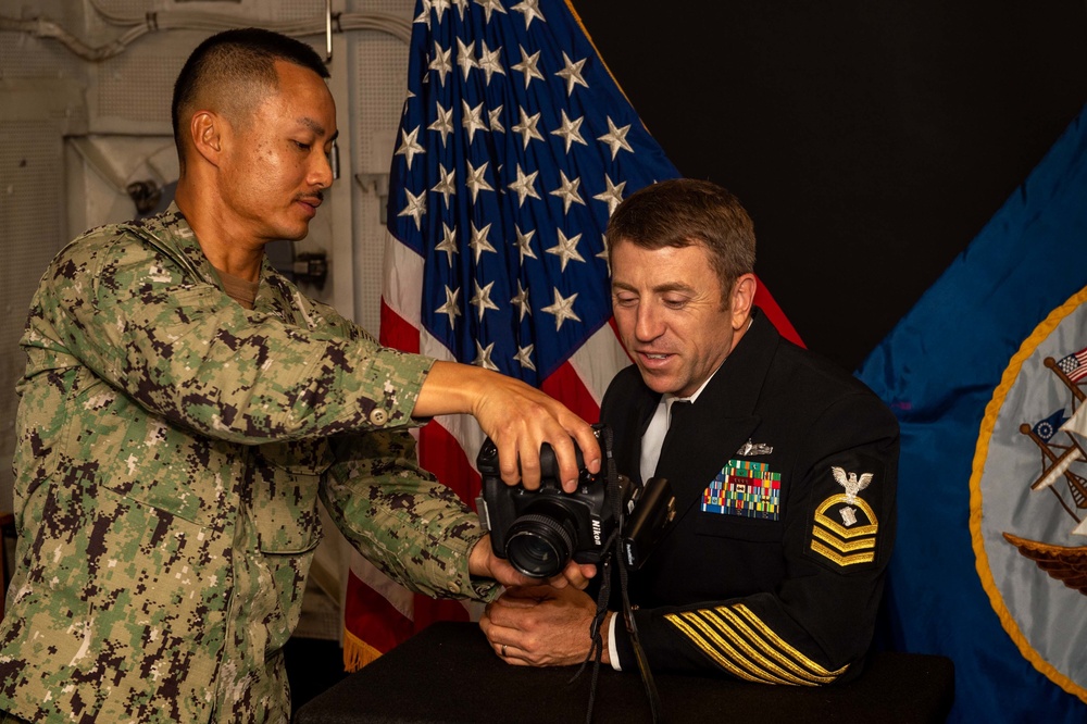 USS Carl Vinson Sailor Shoots Studio Photos