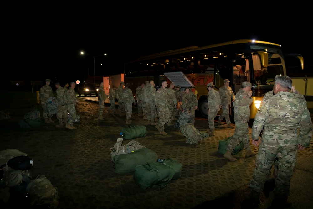 TF Nighthawk Soldiers arrive in Germany