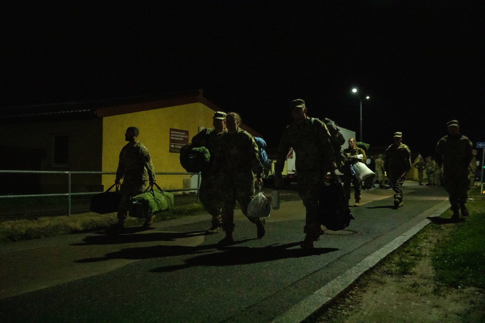 TF Nighthawk Soldiers arrive in Germany