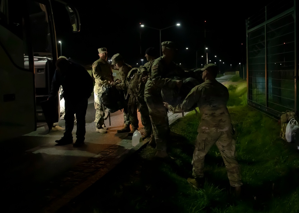 TF Nighthawk Soldiers arrive in Germany