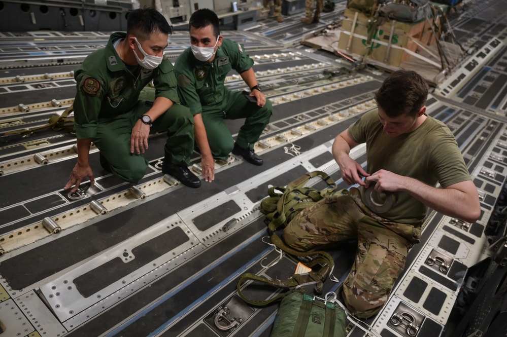 15th Wing, JASDF increase interoperability during first cargo drop