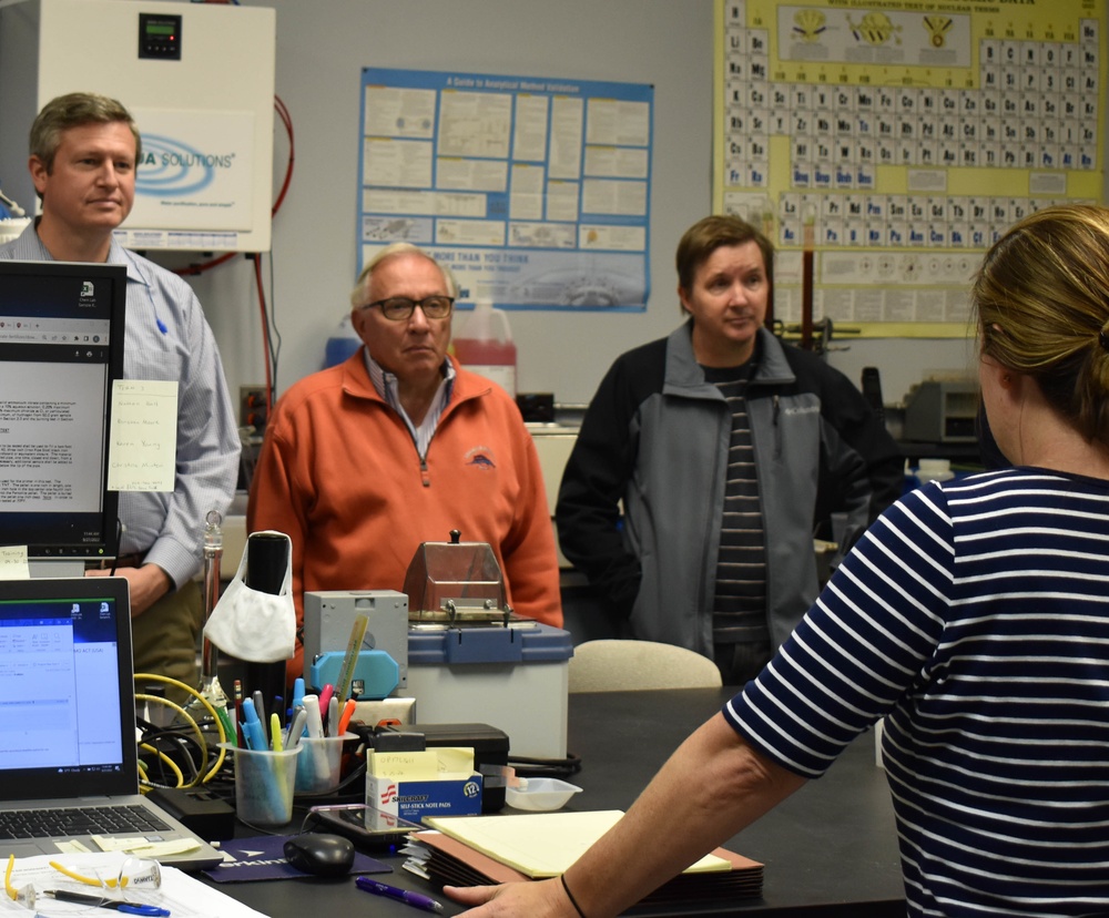 Indiana University Chemistry Department visits Crane Army facilities