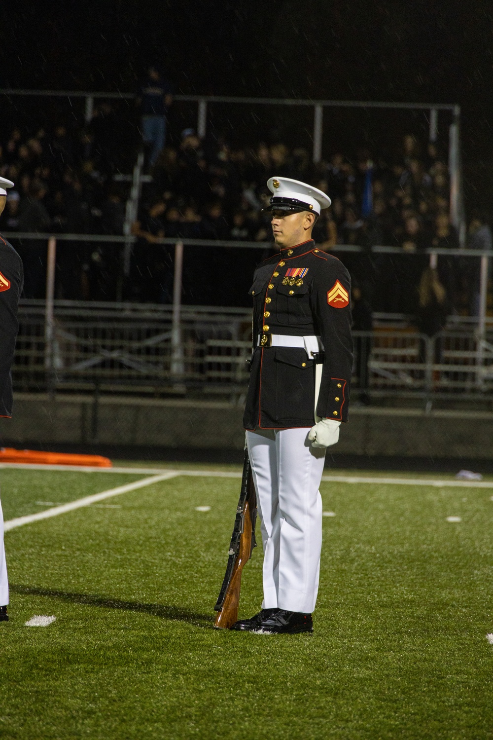 Marine Corps Silent Drill Platoon visits Toms River