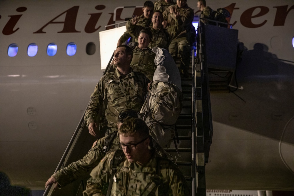 Task Force Nighthawk arrives in Germany to begin training