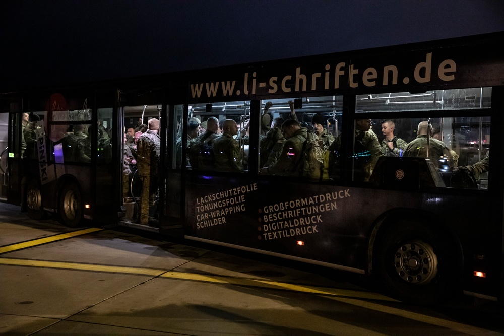 Task Force Nighthawk arrives in Germany to begin training